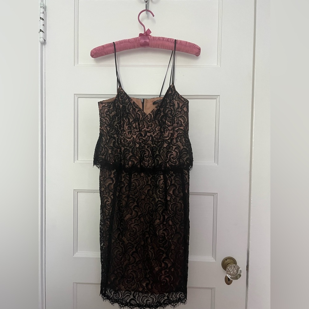 Nanette Lepore Black Lace Dress